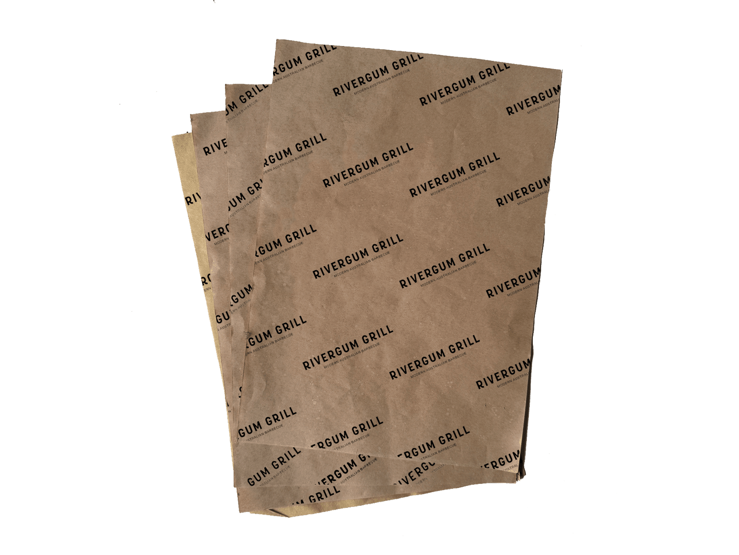 250PCS Custom Printed Greaseproof Paper Brown Full Size 400x660mm